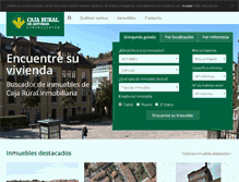 Tablet Screenshot of cajaruralinmobiliaria.com